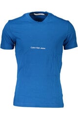 Vīriešu T-krekls CALVIN KLEIN JEANS Institutional Tarps Blue 560076336 cena un informācija | Vīriešu T-krekli | 220.lv