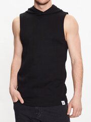 Calvin Klein Jeans Logo Tab Rib Hooded Tank Black 560076323 цена и информация | Мужские футболки | 220.lv
