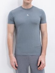 Vīriešu T-krekls CALVIN KLEIN JEANS Micro Monologo Overcast Grey 560076197 cena un informācija | Vīriešu T-krekli | 220.lv