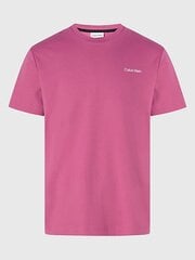 Vīriešu T-krekls CALVIN KLEIN Micro Logo Interlock Pale Fuchsia 560075789 cena un informācija | Vīriešu T-krekli | 220.lv