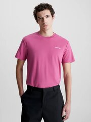 Vīriešu T-krekls CALVIN KLEIN Micro Logo Interlock Pale Fuchsia 560075789 cena un informācija | Vīriešu T-krekli | 220.lv