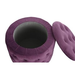 подставка для ног DKD Home Decor Пурпурный полиэстер Бордовый Деревянный MDF (70 x 70 x 42 cm) цена и информация | Кресла-мешки и пуфы | 220.lv