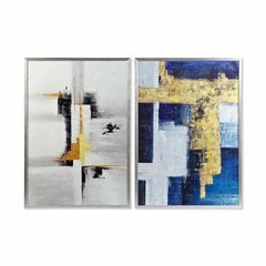Glezna DKD Home Decor (2 gab.) (70 x 3 x 100 cm) cena un informācija | Gleznas | 220.lv