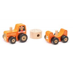 Koka traktors Cubika cena un informācija | Rotaļlietas zēniem | 220.lv