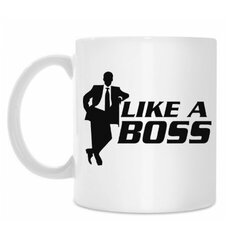 Кружка "Like a boss" цена и информация | Оригинальные кружки | 220.lv