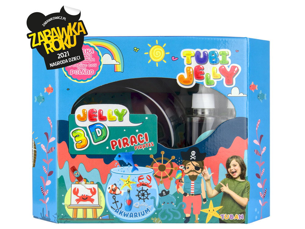 Tubi Jelly The Pirate by Tuban, 8 gab. cena un informācija | Attīstošās rotaļlietas | 220.lv