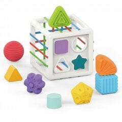 Сенсорный кубик-сортер WOOPIE цена и информация | Развивающие игрушки | 220.lv