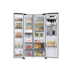 Refrigerator.SBS Samsung 178cm black цена и информация | Холодильники | 220.lv