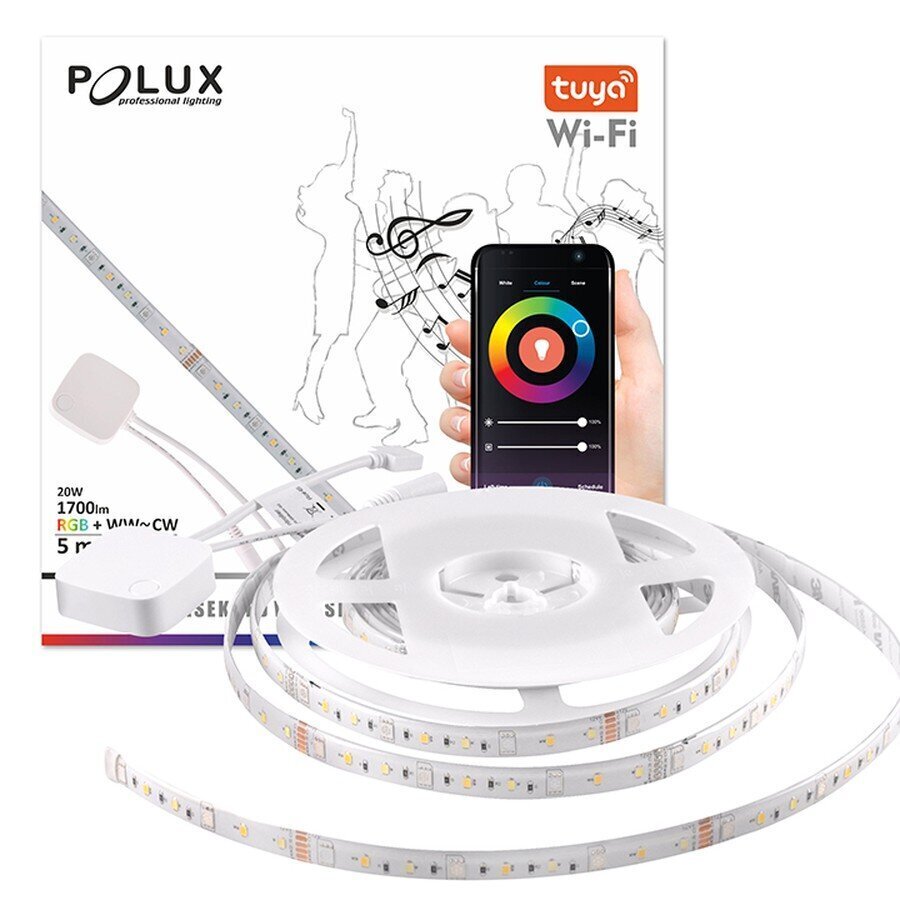 LED sloksne Polux, 5m cena un informācija | LED lentes | 220.lv