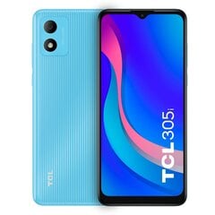 TCL 305i 6,5" 2 GB RAM 32 GB 13 MP + 5 MP Blue цена и информация | Мобильные телефоны | 220.lv