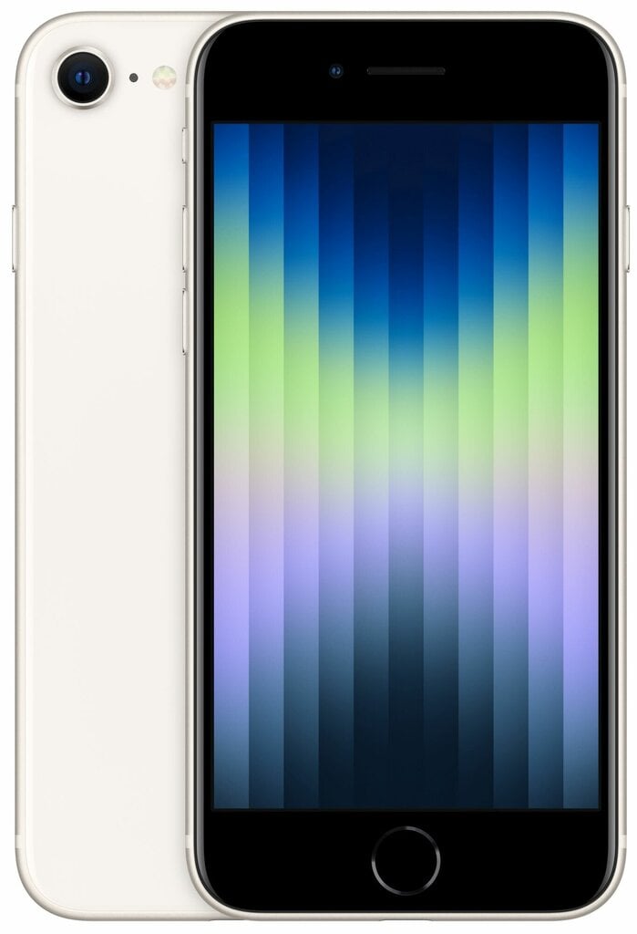 Apple iPhone SE 128GB Starlight 3rd Gen MMXK3PM/A цена и информация | Mobilie telefoni | 220.lv