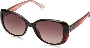 Женские солнечные очки Guess GU7554 DARK HAVANA цена и информация | Женские солнцезащитные очки | 220.lv