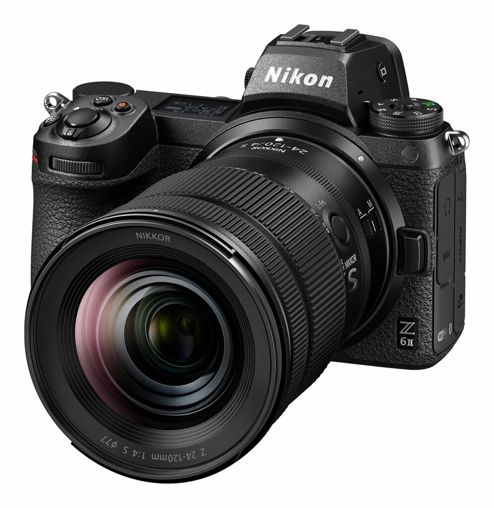 Nikon Z 6II/(Z6II)/(Z 6 II)/(Z6 II) + Nikkor Z 24-120mm f/4 S + FTZ II Montāžas adapteris cena un informācija | Digitālās fotokameras | 220.lv