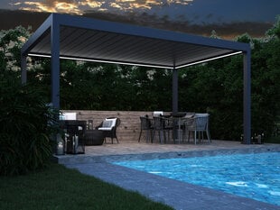 Беседка Pergola 4000x4964 отдельно стоящая цена и информация | Беседки, навесы, тенты | 220.lv