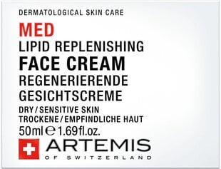 Sejas krēms Artemis Med Lipid Replenishing, 50 ml cena un informācija | Sejas krēmi | 220.lv