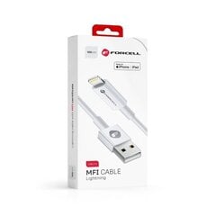Кабель FORCELL USB MFI для Lightning Apple Iphone 8-pin LC01 цена и информация | Кабели для телефонов | 220.lv