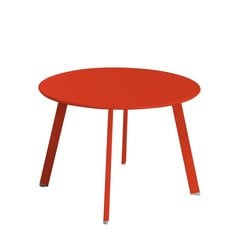 Вспомогательный стол Marzia 60 x 60 x 42 cm Красный Сталь цена и информация | Столы для сада | 220.lv