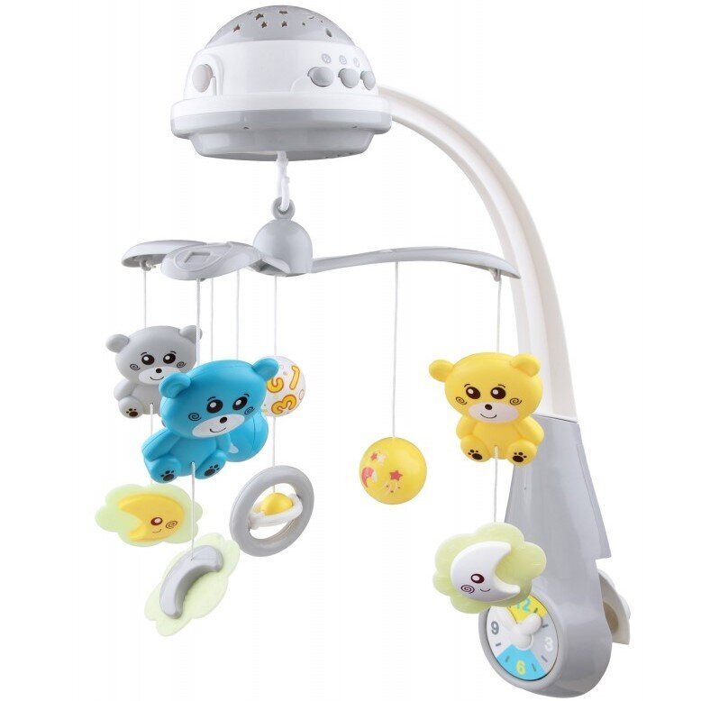 Karuselis ar projektoru Baby Mix 35728/35604 цена и информация | Rotaļlietas zīdaiņiem | 220.lv