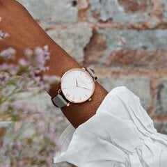 Olivia Burton White Glitter Dial женские часы цена и информация | Женские часы | 220.lv