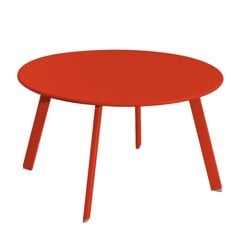 Вспомогательный стол Marzia Красный Сталь 70 x 70 x 40 cm цена и информация | Столы для сада | 220.lv