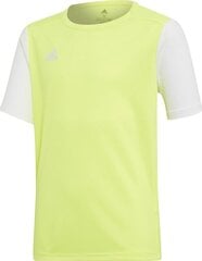 Futbola krekls Adidas ESTRO 19 JSY, dzeltens, 164cm cena un informācija | Futbola formas un citas preces | 220.lv