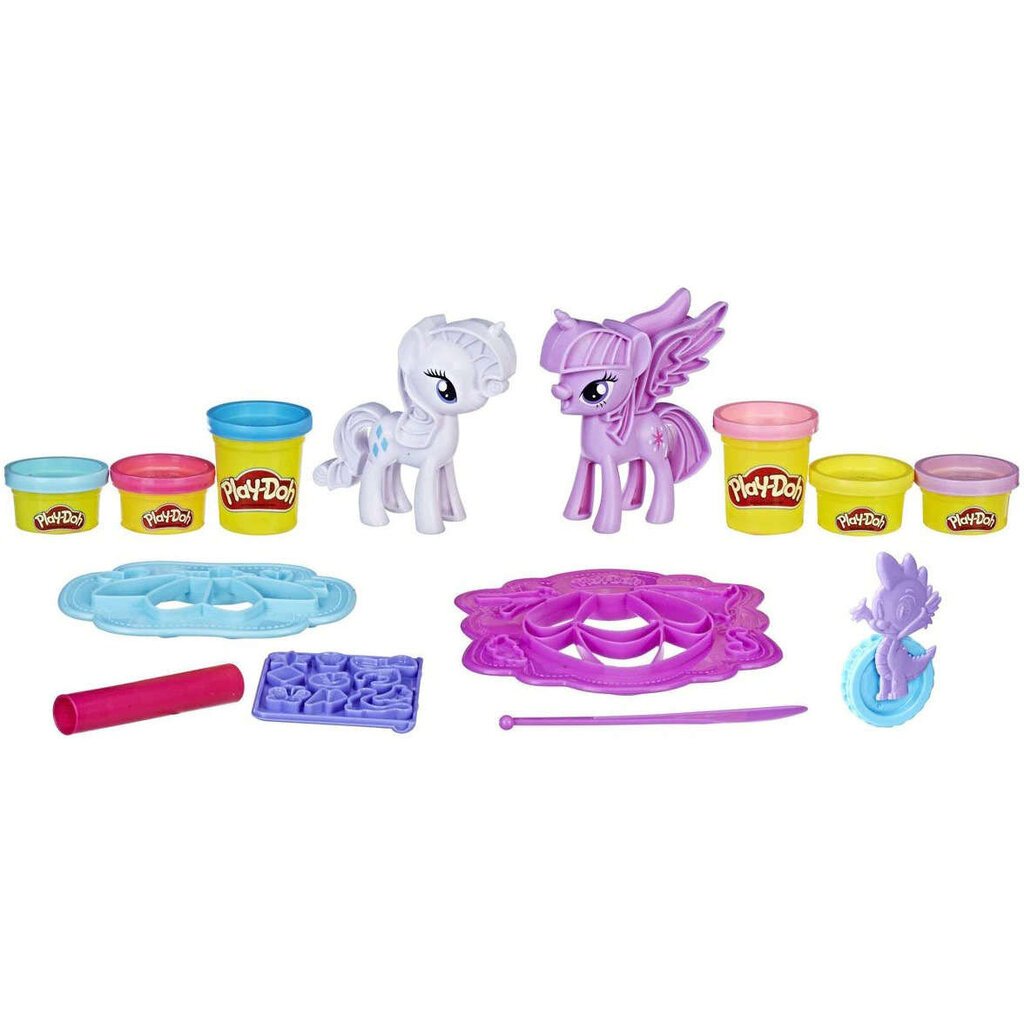 PlayDoh My Little Pony Stilīgs ponijs Twilight Rarity cena un informācija | Attīstošās rotaļlietas | 220.lv