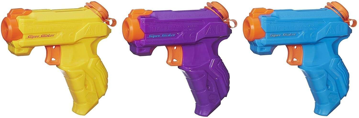 Nerf Super Soaker Zipfire 3 ūdens pistoļu komplekts cena un informācija | Rotaļlietas zēniem | 220.lv