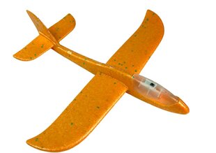Liela polistirola lidmašīna, oranža cena un informācija | Attīstošās rotaļlietas | 220.lv