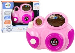 Interaktīvā kamera ar gaismas un skaņas efektiem, rozā krāsā cena un informācija | Attīstošās rotaļlietas | 220.lv