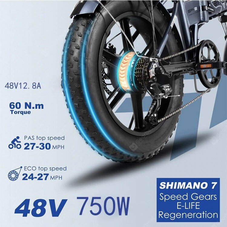 Elektriskais velosipēds Engwe EP-2 PRO, melns цена и информация | Elektrovelosipēdi | 220.lv