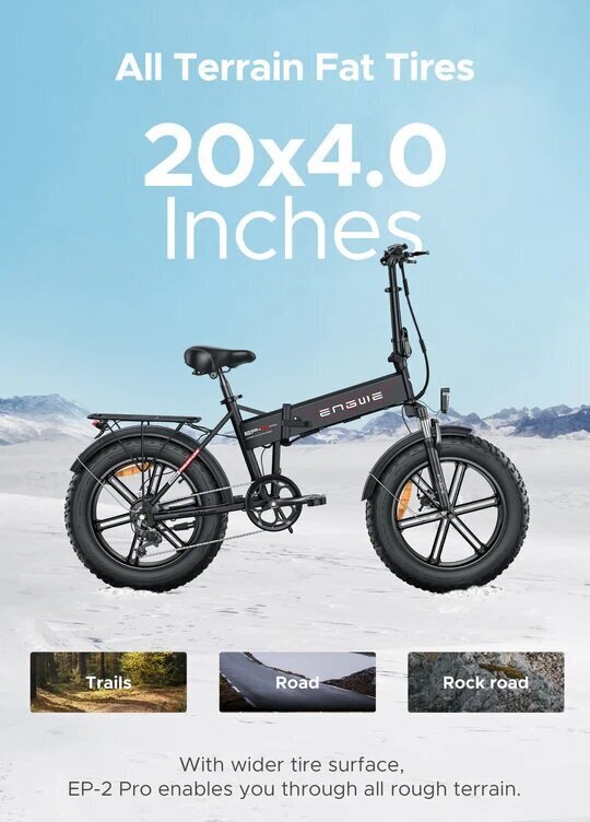 Elektriskais velosipēds Engwe EP-2 PRO, pelēks цена и информация | Elektrovelosipēdi | 220.lv