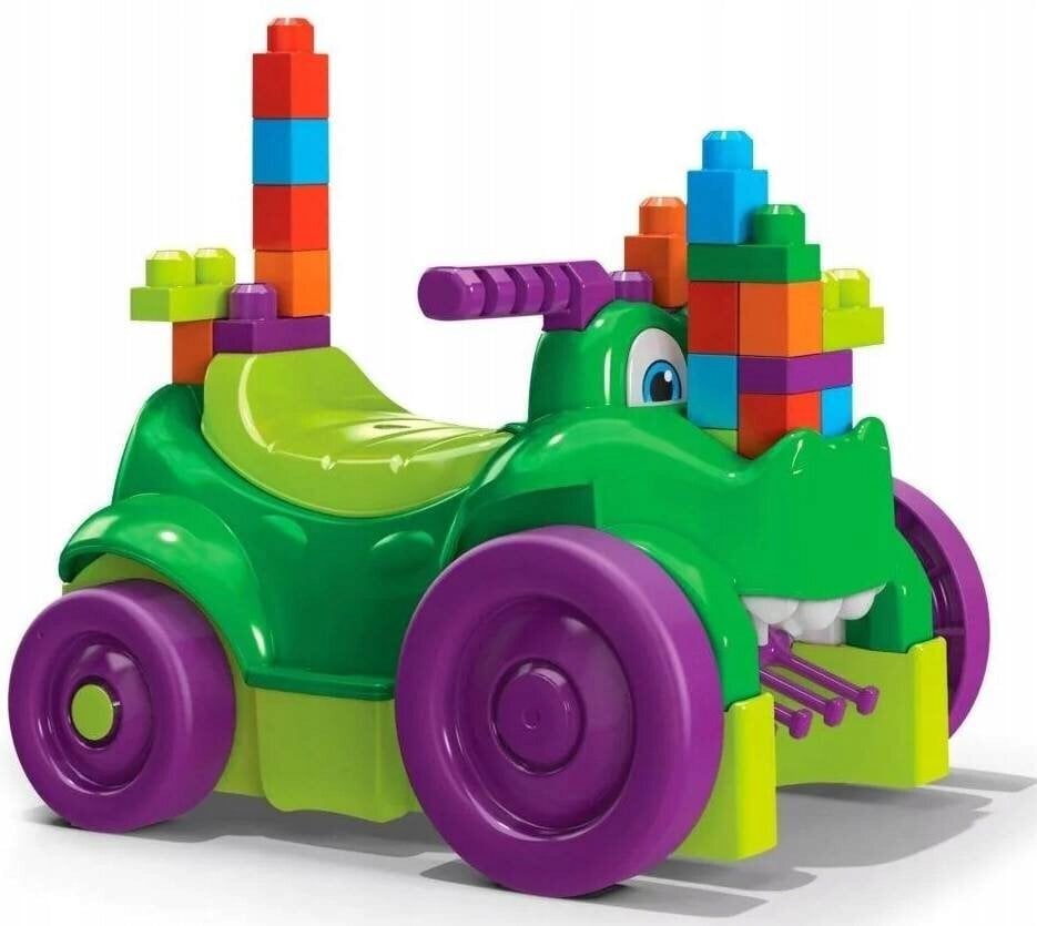 FISHER PRICE braucamais krokodīls ar blokiem cena un informācija | Rotaļlietas zīdaiņiem | 220.lv