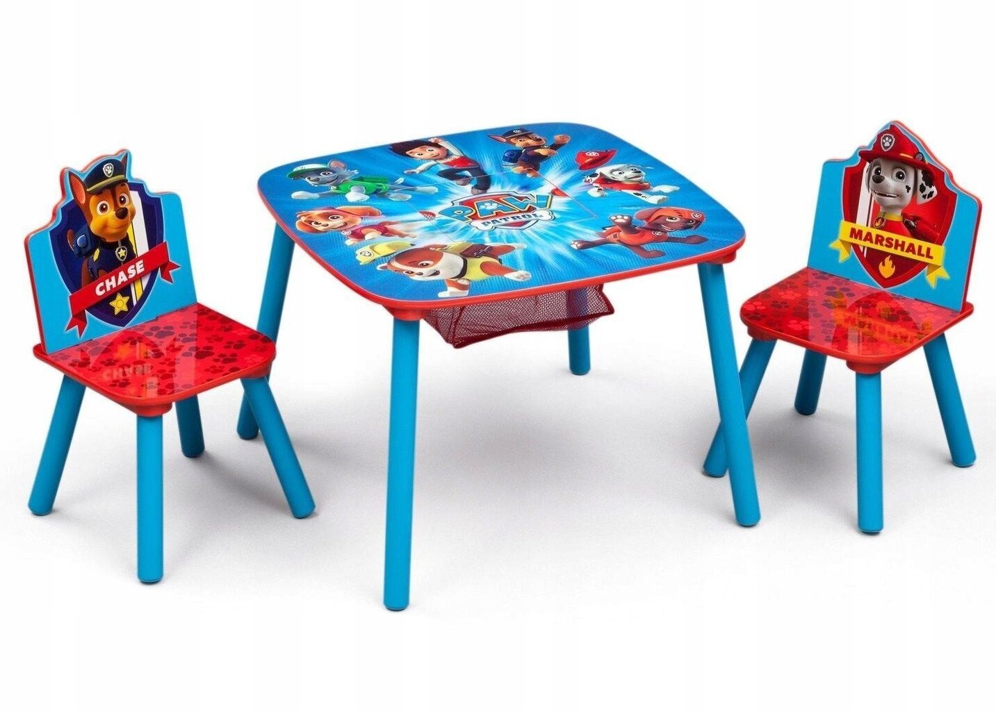 PAW PATRO galds + 2 krēsli цена и информация | Bērnu krēsliņi un bērnu galdiņi | 220.lv
