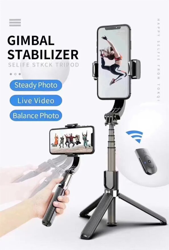 Airi Gimbal Stabilizer L08 cena un informācija | Selfie Sticks | 220.lv