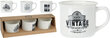 Excellent Houseware krūze kafijai Vintage, 3 gab. cena un informācija | Glāzes, krūzes, karafes | 220.lv