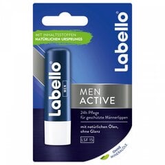 Nivea Men Active бальзам для губ Labello, 4,8 г. цена и информация | Помады, бальзамы, блеск для губ | 220.lv