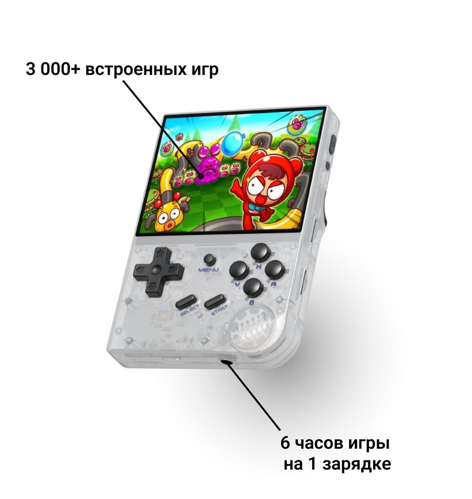 Игровая приставка Ретро консоль для игр Anbernic RG35XX более 5000 игр в  комплекте цена | 220.lv