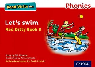 Read Write Inc. Phonics: Red Ditty Book 8 Let's Swim цена и информация | Книги для подростков и молодежи | 220.lv