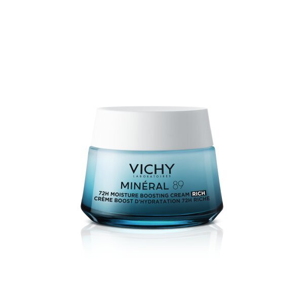 VICHY Mineral 89 72H Moisture Boosting rich krēms sausai ādai 50ml цена и информация | Sejas krēmi | 220.lv