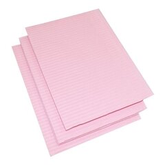 Nitras ūdensizturīgās vienreizējās lietošanas salvetes, gaiši rozā, 125 gab. cena un informācija | Tualetes papīrs, papīra dvieļi | 220.lv