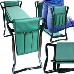 Складная садовая скамейка, защита для коленей с сумкой для инструментов цена и информация | Ветки | 220.lv