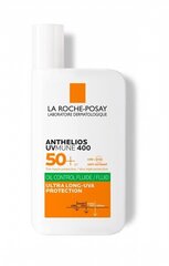 LRP Anthelios UVMune 400 Oil Control fluīds sejai SPF-50+ 50ml цена и информация | Кремы от загара | 220.lv