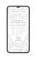 Fonex 3D Ceramic - 10H aizsargstikls, iPhone 14 / 13 / 13 PRO, ar melnu malu cena un informācija | Ekrāna aizsargstikli | 220.lv