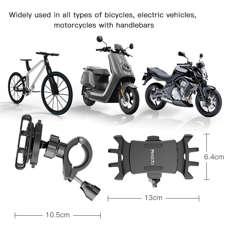 Telefona turētājs velosipēdam Yesido cena un informācija | Auto turētāji | 220.lv