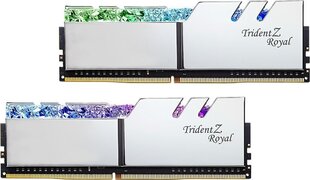 Модуль памяти G.Skill Trident Z Royal F4-4400C19D-32GTRS 32 ГБ 2 x 16 ГБ DDR4 4400 МГц цена и информация | Оперативная память (RAM) | 220.lv