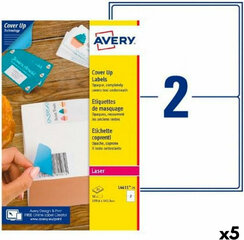 Этикетки для принтера Avery L4611 199,6 x 143,5 mm Белый 25 Листья (5 штук) цена и информация | Канцелярия | 220.lv