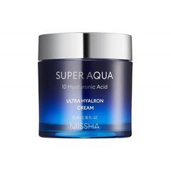 Sejas krēms MISSHA Super Aqua Ultra Hyalron, 70 ml цена и информация | Наносите на чистую кожу лица. Подержите около 10-15 минут и смойте водой. | 220.lv