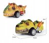 Rotaļu dinozauru auto figūriņas 6 gab. cena un informācija | Rotaļlietas zēniem | 220.lv