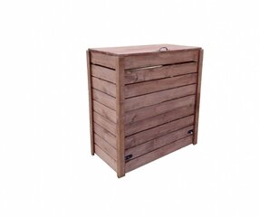Деревянный контейнер для компоста, окоричневый, 90x51x100 см цена и информация | Уличные контейнеры, контейнеры для компоста | 220.lv