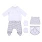Drēbju komplekts Mickey Mouse Balts (1 mēnesis) цена и информация | Apģērbu komplekti jaundzimušajiem | 220.lv